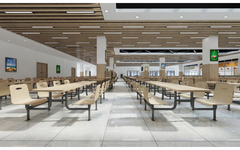 育才中學餐廳效果圖